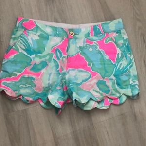 Lilly Pulitzer Scalloped Shorts